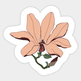 Magnolia blossom Sticker